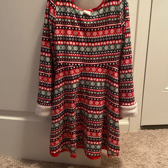 Christmas dress reversible! 2 for 1. Size 8 - Picture 2 of 6